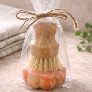 DISH SOAP/STAIN BAR AND BRUSH